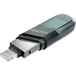 Изображение USB Flash 128Gb SanDisk iXpand Flip Lightning/USB 3.0 (SDIX90N-128G-GN6NE) Фото USB Flash 128Gb SanDisk iXpand Flip Lightning/USB 3.0 (SDIX90N-128G-GN6NE)
