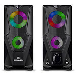 Фото Акустическая система REAL-EL S-111 black, 2*3W speaker, mini-jack 3,5/USB #7