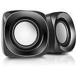 Фото Акустическая система REAL-EL S-20 black (EL121100007), 2*3W speaker, mini-jack 3,5/USB #4