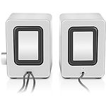Изображение Акустическая система REAL-EL S-65 silver, 2*3W speaker, mini-jack 3,5/USB #5 Фото Акустическая система REAL-EL S-65 silver, 2*3W speaker, mini-jack 3,5/USB #5