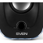 Изображение Акустическая система SVEN 330 black, 2*2,5W speaker, USB, подсветка корпуса #3 Фото Акустическая система SVEN 330 black, 2*2,5W speaker, USB, подсветка корпуса #3