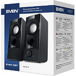 Изображение Акустическая система SVEN 357 Black (00410089), 2*3W speaker, USB #2 Фото Акустическая система SVEN 357 Black (00410089), 2*3W speaker, USB #2