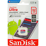 Изображение microSD HC 32GB SanDisk Ultra A1 Class 10 UHS-I (SDSQUA4-032G-GN6MN) без переходника #1 Фото microSD HC 32GB SanDisk Ultra A1 Class 10 UHS-I (SDSQUA4-032G-GN6MN) без переходника #1