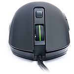 Фото Мышка REAL-EL RM-550 Black (EL123200027) USB, 5 key, 1 Wheel, 2400cpi, подсветка #6