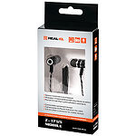 Фото REAL-EL  Z-1755 Mobile black-white (EL124100020) наушники с микрофоном, Джек 3,5мм 4pin #1