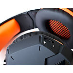 Фото REAL-EL GDX-7700 black-orange (EL124100016) наушники с микрофоном кожаные, USB, звук 7.1 #7