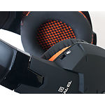 Фото REAL-EL GDX-7700 black-orange (EL124100016) наушники с микрофоном кожаные, USB, звук 7.1 #6