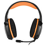 Фото REAL-EL GDX-7700 black-orange (EL124100016) наушники с микрофоном кожаные, USB, звук 7.1 #2