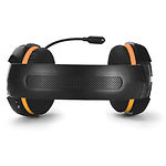 Фото REAL-EL GDX-7700 black-orange (EL124100016) наушники с микрофоном кожаные, USB, звук 7.1 #1