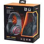 Изображение REAL-EL GDX-7880 black наушники с микрофоном, USB, звук 7.1 #1 Фото REAL-EL GDX-7880 black наушники с микрофоном, USB, звук 7.1 #1