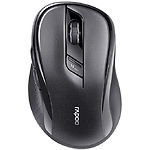 Изображение Мышка RAPOO M500 black Wireless+ Bluetooth, silent, оптическая #3 Фото Мышка RAPOO M500 black Wireless+ Bluetooth, silent, оптическая #3