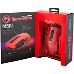 Изображение Мышка MARVO M428 Red RGB-LED игровая #4 Фото Мышка MARVO M428 Red RGB-LED игровая #4
