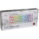 Изображение Клавиатура RAZER Huntsman mini, Mercury Edition, ENG red switch (RZ03-03390400-R3M1) #1 Фото Клавиатура RAZER Huntsman mini, Mercury Edition, ENG red switch (RZ03-03390400-R3M1) #1