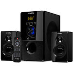 Изображение Акустическая система SVEN MS-2050 black, 2.1 30W Woofer + 2*13W speaker, FM, SD, BT, USB, LED Фото Акустическая система SVEN MS-2050 black, 2.1 30W Woofer + 2*13W speaker, FM, SD, BT, USB, LED