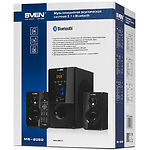 Изображение Акустическая система SVEN MS-2050 black, 2.1 30W Woofer + 2*13W speaker, FM, SD, BT, USB, LED Фото Акустическая система SVEN MS-2050 black, 2.1 30W Woofer + 2*13W speaker, FM, SD, BT, USB, LED