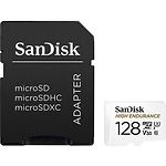 Фото microSD XC 128 GB SanDisk High Endurance C10 UHS-I U3 V30 (с переходником SD, SDSQQNR-128G-GN6IA)