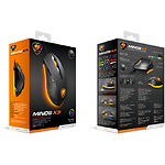 Изображение Мышка Cougar Minos X3 игровая, 3200 dpi, 3 зонная подсветка Фото Мышка Cougar Minos X3 игровая, 3200 dpi, 3 зонная подсветка