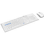 Изображение Клавиатура+мышь RAPOO 8200m Wireless White Фото Клавиатура+мышь RAPOO 8200m Wireless White
