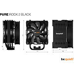 Фото Cooler CPU be quiet! Pure Rock 2 Black (BK007) #1