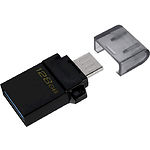 Фото USB Flash  128GB Kingston DataTraveler MicroDuo 3 Gen2 USB3.2 DTDUO3G2/128GB,интерфейс micro-USB/USB #3