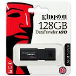 Фото USB Flash  128Gb Kingston DataTraveler 100 G3 Black USB3.0 (DT100G3/128GB)