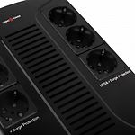 Изображение UPS LogicPower 650VA-6PS, 650VA, батарея 7.5Ah, AVR 165–275В, 3 x батарейные евророзетки + 3 фильтр #3 Фото UPS LogicPower 650VA-6PS, 650VA, батарея 7.5Ah, AVR 165–275В, 3 x батарейные евророзетки + 3 фильтр #3