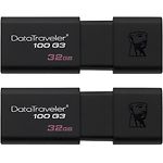 Изображение USB Flash 64GB KINGSTON DataTraveler 100 G3 USB3.0 (DT100G3/64GB-2P) набор 2 шт #1 Фото USB Flash 64GB KINGSTON DataTraveler 100 G3 USB3.0 (DT100G3/64GB-2P) набор 2 шт #1