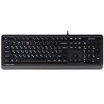 Изображение Клавиатура A4tech FK10 Fstyler Sleek MMedia Comfort, USB, Black+Grey, (US+Ukrainian+Russian) #10 Фото Клавиатура A4tech FK10 Fstyler Sleek MMedia Comfort, USB, Black+Grey, (US+Ukrainian+Russian) #10