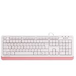 Изображение Клавиатура A4tech FK10 Fstyler Sleek MMedia Comfort, USB, Pink, (US+Ukrainian+Russian) #4 Фото Клавиатура A4tech FK10 Fstyler Sleek MMedia Comfort, USB, Pink, (US+Ukrainian+Russian) #4