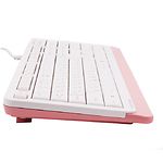 Изображение Клавиатура A4tech FK10 Fstyler Sleek MMedia Comfort, USB, Pink, (US+Ukrainian+Russian) #2 Фото Клавиатура A4tech FK10 Fstyler Sleek MMedia Comfort, USB, Pink, (US+Ukrainian+Russian) #2