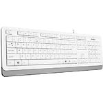 Изображение Клавиатура A4tech FK10 Fstyler Sleek MMedia Comfort, USB, White, (US+Ukrainian+Russian) #4 Фото Клавиатура A4tech FK10 Fstyler Sleek MMedia Comfort, USB, White, (US+Ukrainian+Russian) #4
