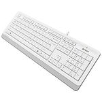 Изображение Клавиатура A4tech FK10 Fstyler Sleek MMedia Comfort, USB, White, (US+Ukrainian+Russian) #1 Фото Клавиатура A4tech FK10 Fstyler Sleek MMedia Comfort, USB, White, (US+Ukrainian+Russian) #1