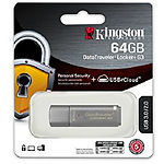 Изображение USB Flash 64GB KINGSTON DataTraveler Locker+ G3 USB 3.0 (DTLPG3/64GB) #1 Фото USB Flash 64GB KINGSTON DataTraveler Locker+ G3 USB 3.0 (DTLPG3/64GB) #1