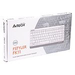Изображение Клавиатура A4tech FK11 White Fstyler Compact Size keyboard, USB #1 Фото Клавиатура A4tech FK11 White Fstyler Compact Size keyboard, USB #1