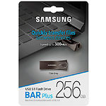 Фото USB Flash  256GB SAMSUNG Bar Plus Black USB 3.1 (MUF-256BE4/APC) #5