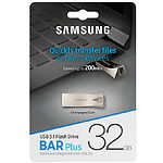 Фото USB Flash 32GB SAMSUNG Bar Plus Silver USB 3.1 MUF-32BE3/APC
