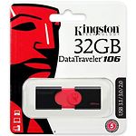 Изображение USB Flash 32GB KINGSTON DataTraveler 106 USB3.1 DT106/32GB #1 Фото USB Flash 32GB KINGSTON DataTraveler 106 USB3.1 DT106/32GB #1