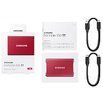 Изображение SSD Samsung T7 2TB External USB3.2/USB Type-C Red (MU-PC2T0R/WW) #1 Фото SSD Samsung T7 2TB External USB3.2/USB Type-C Red (MU-PC2T0R/WW) #1