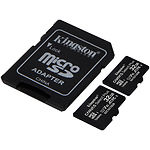 Изображение microSD HC 2шт x 32Gb KINGSTON Canvas Select Plus комплект UHS-I A1 C10 (SDCS2/32GB-2P1A) R100MB/s #1 Фото microSD HC 2шт x 32Gb KINGSTON Canvas Select Plus комплект UHS-I A1 C10 (SDCS2/32GB-2P1A) R100MB/s #1