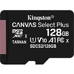 Изображение microSD XC 128 GB Kingston Canvas Select Plus А1 Class10 UHS-I (SDCS2/128GBSP) без переходника #2 Фото microSD XC 128 GB Kingston Canvas Select Plus А1 Class10 UHS-I (SDCS2/128GBSP) без переходника #2