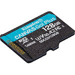 Фото microSD XC 128 GB Kingston Canvas Go! Plus U3 A2 V30 C10 (SDCG3/128GBSP) без переходника, R170/W90 #1