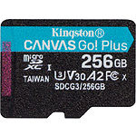 Фото microSD XC 256 GB Kingston Canvas Go! Plus U3 A2 V30 C10 (SDCG3/256GBSP) без переходника, R170/W90 #2