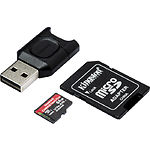 Изображение microSD XC 64Gb Kingston Canvas React Plus Reader UHS-II U3 C10 (с переходником на SD, MLPMR2/64GB) #2 Фото microSD XC 64Gb Kingston Canvas React Plus Reader UHS-II U3 C10 (с переходником на SD, MLPMR2/64GB) #2