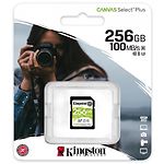 Фото SD XC 256 GB Kingston Canvas Select Plus Class10 UHS-I U3 V30 (SDS2/256GB) #1