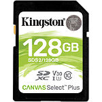 Изображение SD XC 128 GB Kingston Canvas Select Plus Class10 UHS-I U3 V30 (SDS2/128GB) #2 Фото SD XC 128 GB Kingston Canvas Select Plus Class10 UHS-I U3 V30 (SDS2/128GB) #2