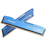 Фото DDR-3 2шт x 4GB PC-15000 (1866) Kingston HyperX Fury Blue (HX318C10FK2/8) #2
