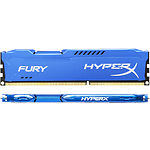 Фото DDR-3 2шт x 4GB PC-15000 (1866) Kingston HyperX Fury Blue (HX318C10FK2/8) #1
