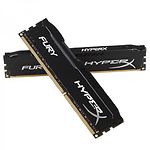 Фото DDR-3 2шт x 4GB PC-12800 (1600) Kingston HyperX FURY Black (HX316C10FBK2/8)