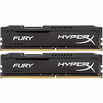 Изображение DDR-3 2шт x 8GB PC-15000 (1866) Kingston HyperX Fury Black (HX318C10FBK2/16), CL10 Фото DDR-3 2шт x 8GB PC-15000 (1866) Kingston HyperX Fury Black (HX318C10FBK2/16), CL10