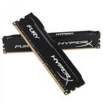 Изображение DDR-3 2шт x 8GB PC-15000 (1866) Kingston HyperX Fury Black (HX318C10FBK2/16), CL10 Фото DDR-3 2шт x 8GB PC-15000 (1866) Kingston HyperX Fury Black (HX318C10FBK2/16), CL10